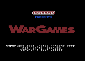 War Games atari screenshot
