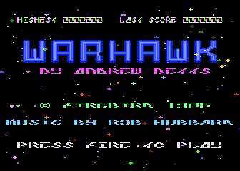 Warhawk atari screenshot