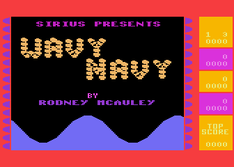Wavy Navy atari screenshot