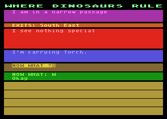 Where Dinosaurs Rule atari screenshot