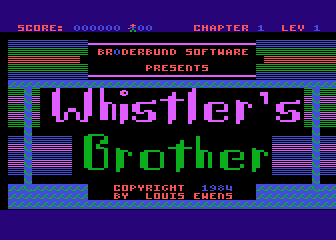 Whistler's Brother atari screenshot