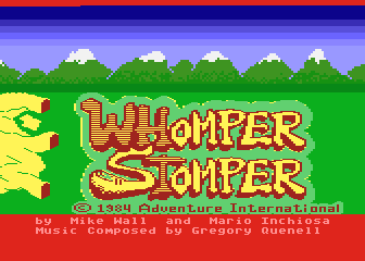 Whomper Stomper atari screenshot