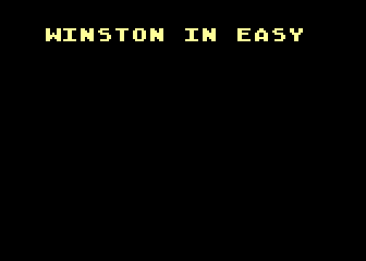 Winston in the Caves atari screenshot