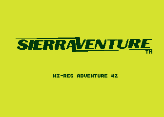 Hi-Res Adventure #2 - Wizard and the Princess atari screenshot