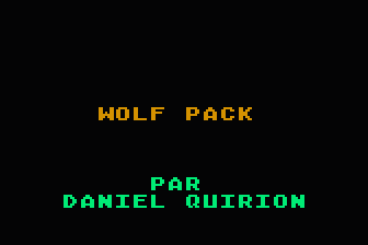 Wolf Pack atari screenshot