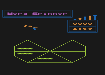 Word Spinner atari screenshot