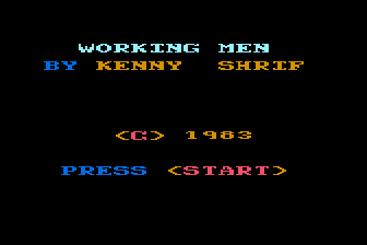 Working Men atari screenshot