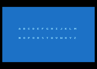 Working with the Alphabet - Alphabetical Order atari screenshot