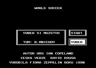 World Soccer CS atari screenshot