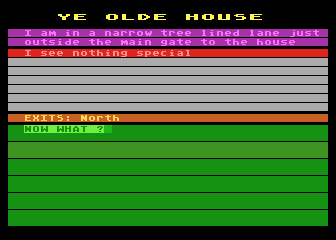 Olde House (Ye) atari screenshot