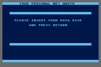 Your Personal Net Worth atari screenshot