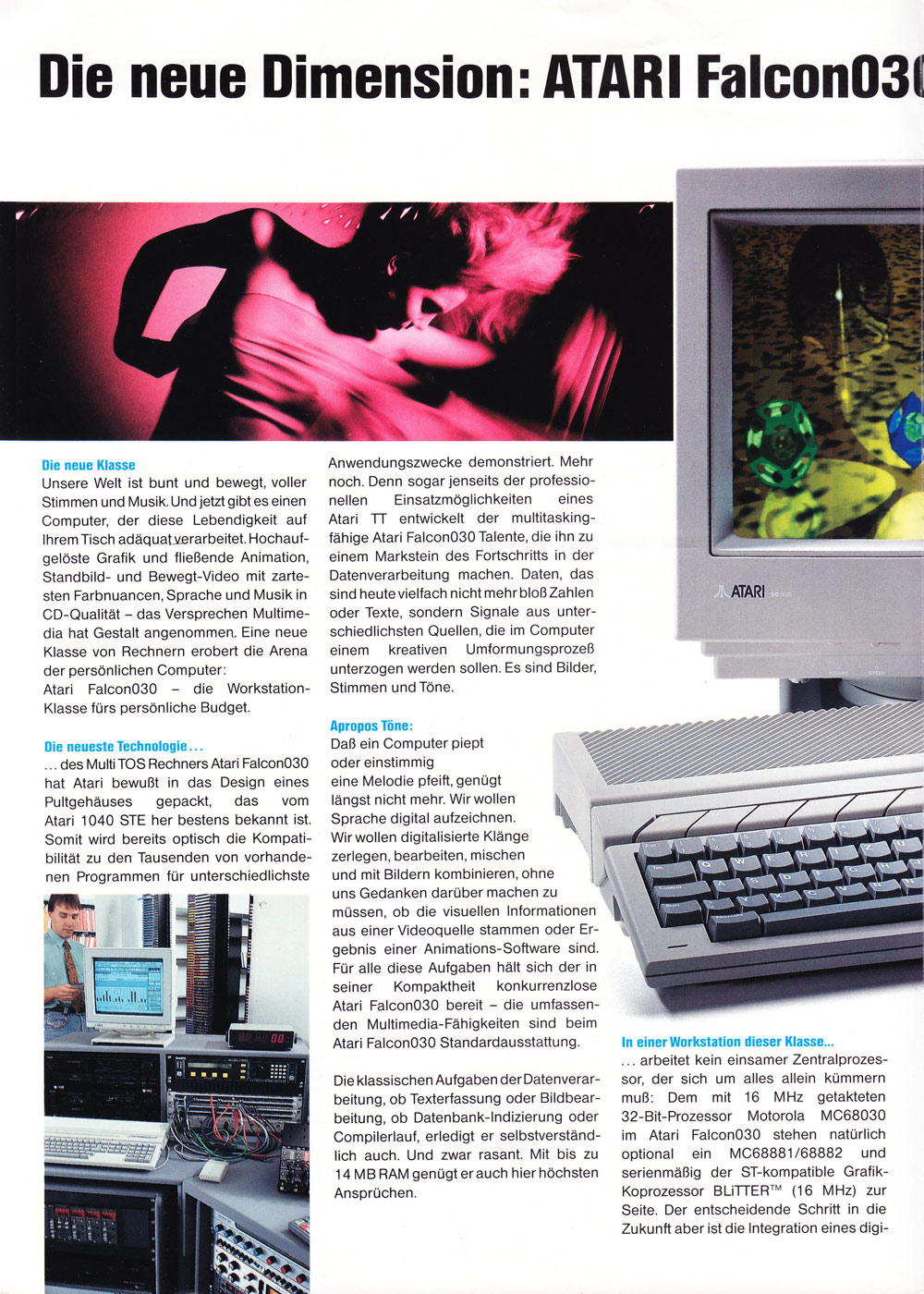 Atari St Catalog Atari Germany 1992 German