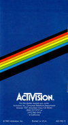 Atari 2600 VCS  catalog - Activision - 1983
(20/20)