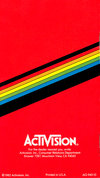 Atari 2600 VCS  catalog - Activision - 1982
(20/20)