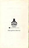 Atari 2600 VCS  catalog - Atari - 1977
(12/12)