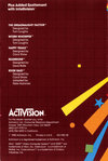 Atari 5200  catalog - Activision (USA) - 1983
(5/5)