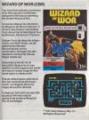 Wizard of Wor Atari catalog