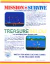 Treasure Below Atari catalog