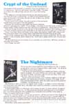 Nightmare (The) Atari catalog