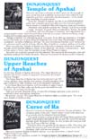 Dunjonquest - Upper Reaches of Apshai Atari catalog