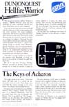 Dunjonquest - The Keys of Acheron Atari catalog