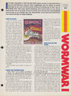 Worm War I Atari catalog