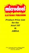 Atari ST  catalog - Microdeal - 1987
(1/6)