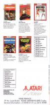 Atari 2600 VCS  catalog - Atari France - 1990
(6/6)