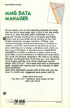 MMG Data Manager Atari catalog