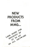 Atari MMG Micro Software  catalog
