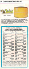 Atari 2600 VCS  catalog - Sears - 1979
(6/6)