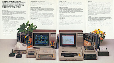 Atari 400 800 XL XE  catalog - Atari - 1982
(3/5)