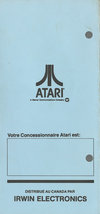 Atari 400 800 XL XE  catalog - Atari Canada - 1983
(8/8)