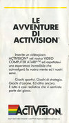 Atari 2600 VCS  catalog - Activision - 1982
(2/16)