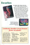 Atari 400 800 XL XE  catalog - Accolade - 1987
(15/16)
