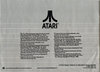 Atari 2600 VCS  catalog - Atari France - 1983
(24/24)