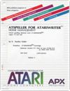 Atspeller for AtariWriter Manuals