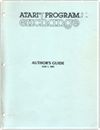 Atari Program Exchange Author's Guide May 1,1981 Other Documents