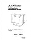 Atari SM125 Monitor Service Manual Technical Documents