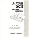 Atari XC12 Program Recorder Owner's Manual Manuals
