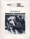 Atari XE Missile Command Game Manual Manuals