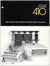 Atari 410 Program Recorder Operator's Manual Manuals