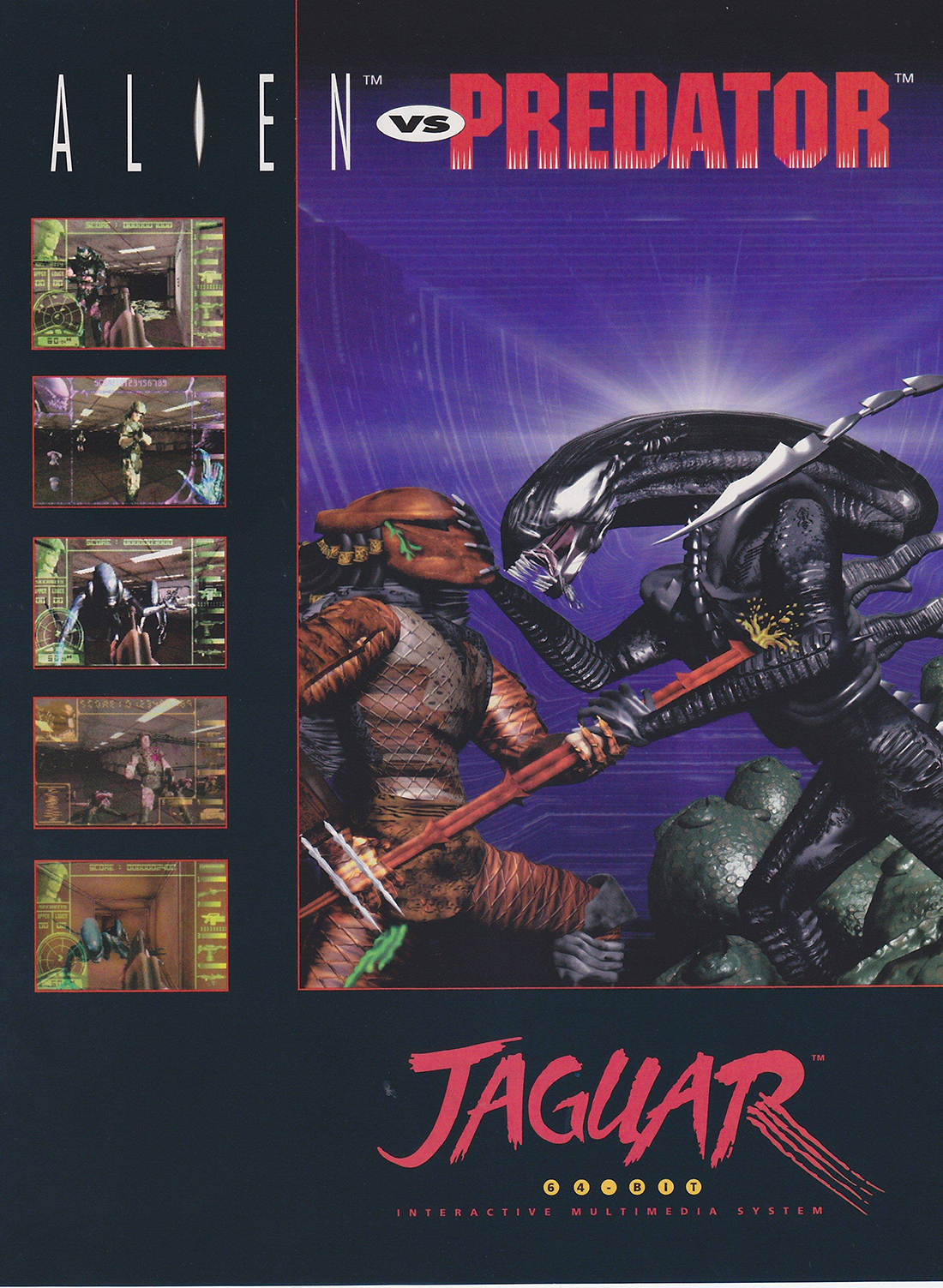 Atari Jaguar Alien Vs. Predator : scans, dump, download
