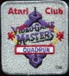 Atari Club Video-Game Masters - Quadrun Pins / Badges / Medals