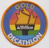 Decathlon - Gold Pins / Badges / Medals