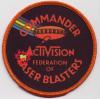 Laser Blast - Commander Federation of Laser Blasters Pins / Badges / Medals