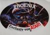 Phoenix Atari Stickers