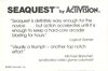 Seaquest Promo Card Back Other