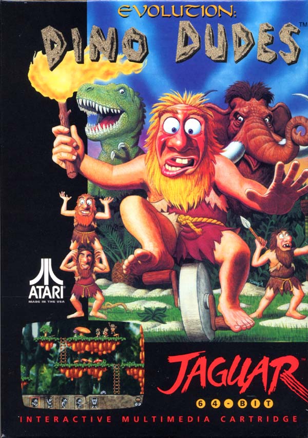 Atari Jaguar Evolution - Dino Dudes : scans, dump, download 