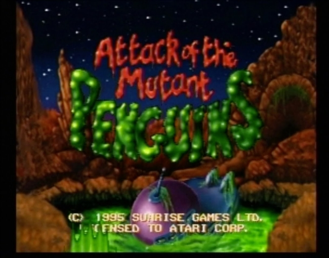 Attack of the Mutant Penquins atari screenshot